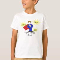 Super Hero with Action Words