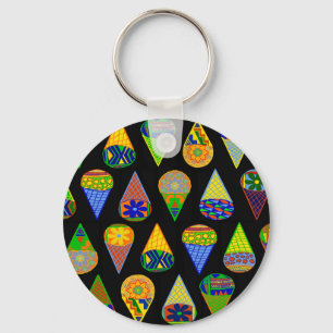 Super Heroes Ice Cream Cones Keychain