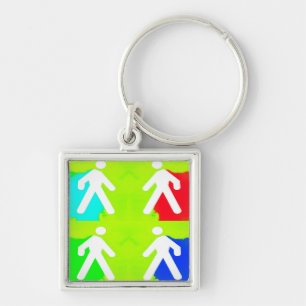 Super heroes keychain