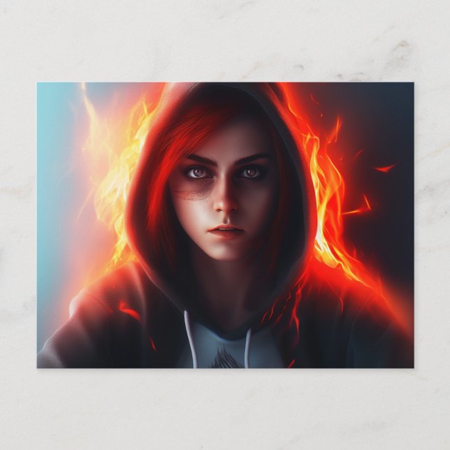 Super Heros Daughter Postcard (Front)