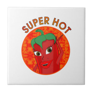 Super Hot Pepper Diva Tile
