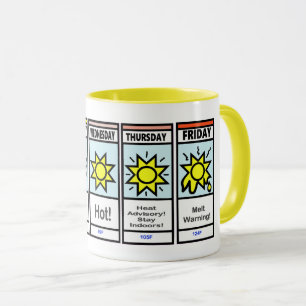 Super Hot Weather Forecast Mug