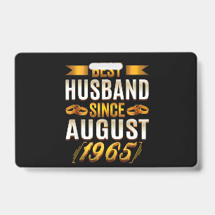 Super Husband Funny Anniversary Wife Badge