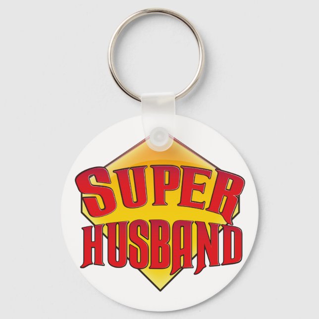 Super Husband Keychain (Front)