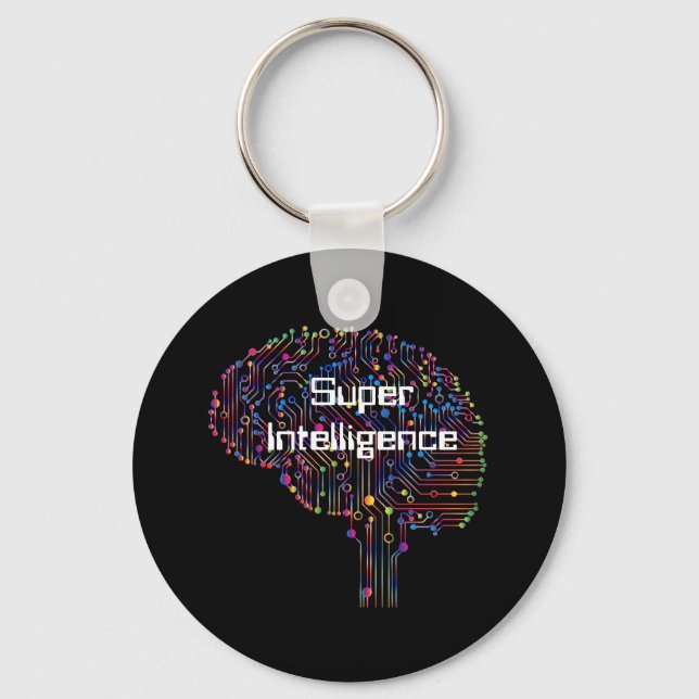 Super Intelligence Technology Keychain (Front)