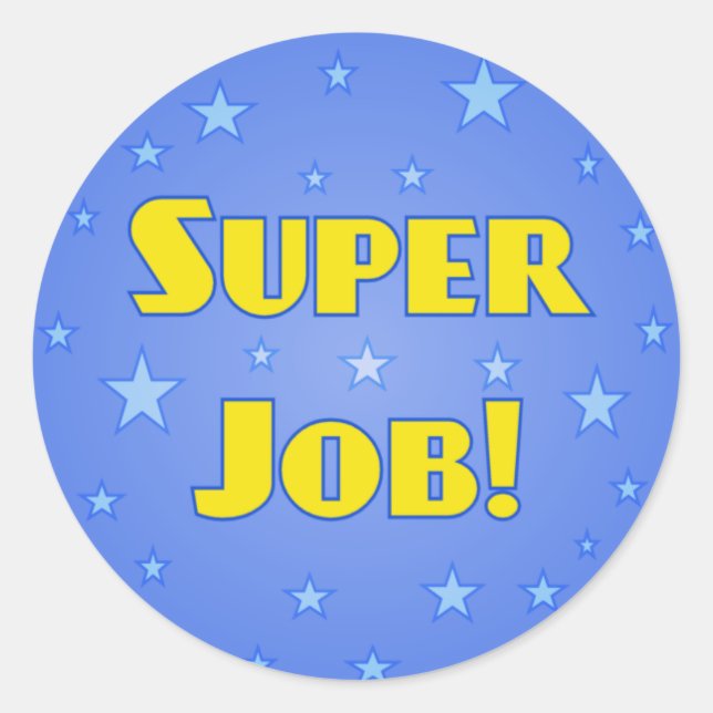 Super Job Teachers Stickers (Front)