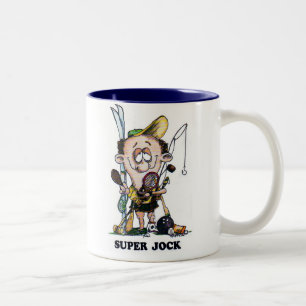 SUPER JOCK Two-Tone COFFEE MUG