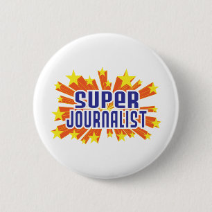 Super Journalist 2 Inch Round Button