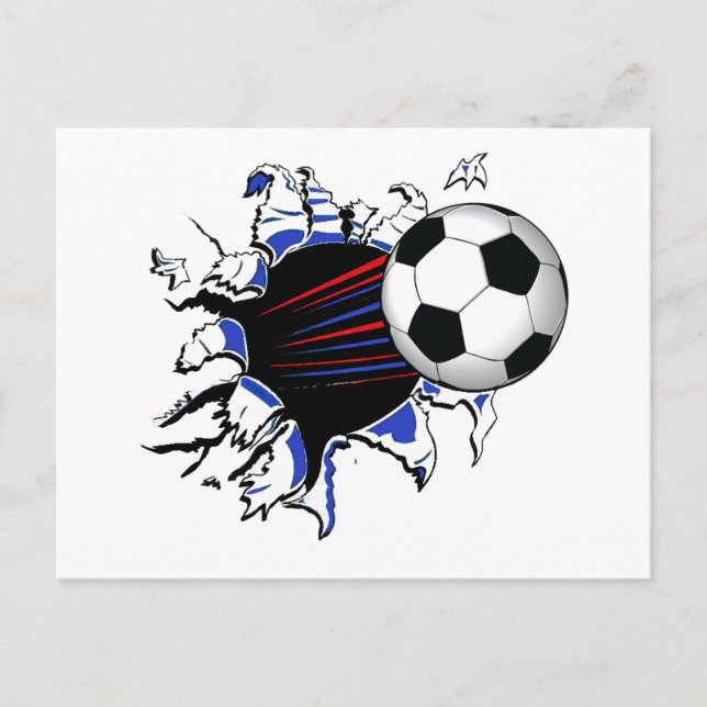 SUPER KICK SOCCER POSTCARD (Front)