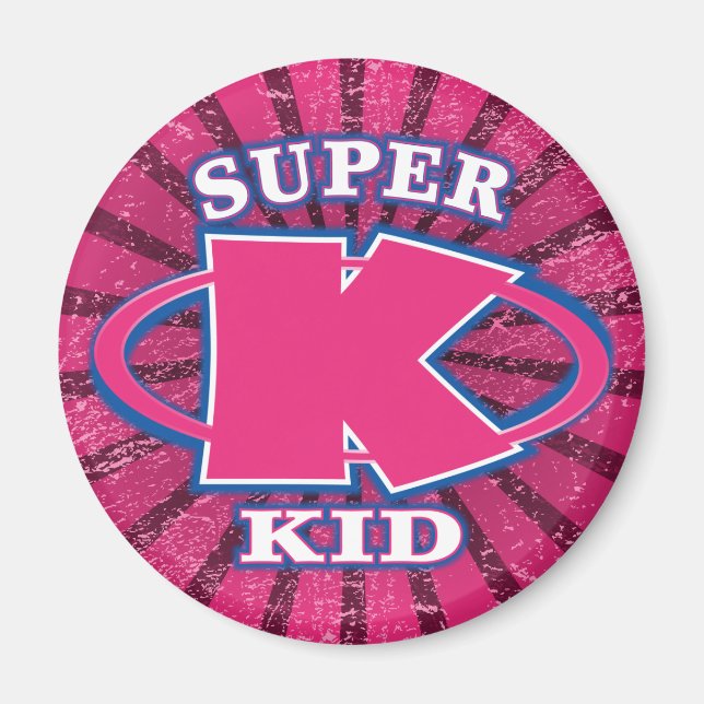 Super Kid Girls Magnet (Front)