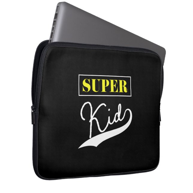 Super Kid  Laptop Sleeve (Front Right)