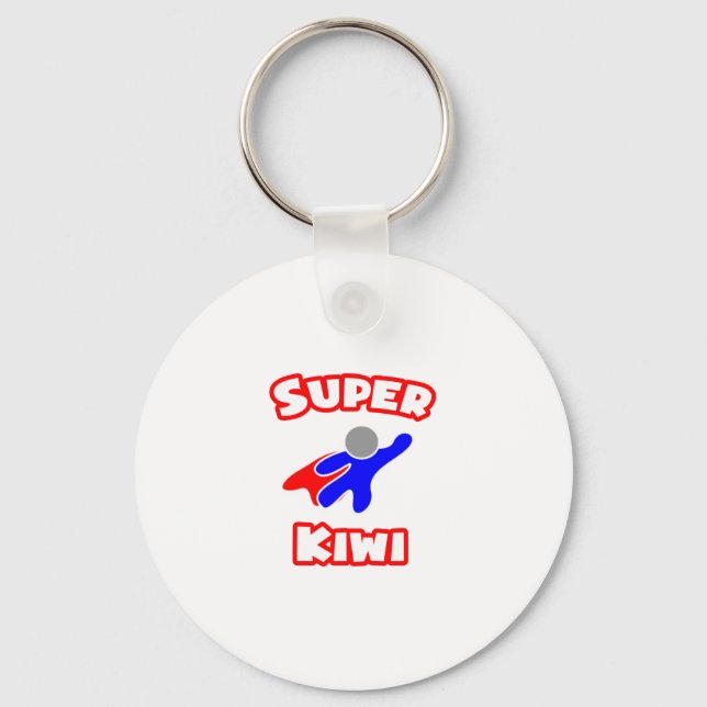 Super Kiwi Keychain (Front)