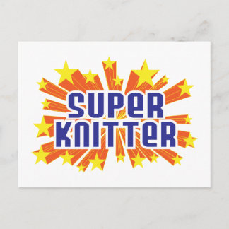 Super Knitter Postcard