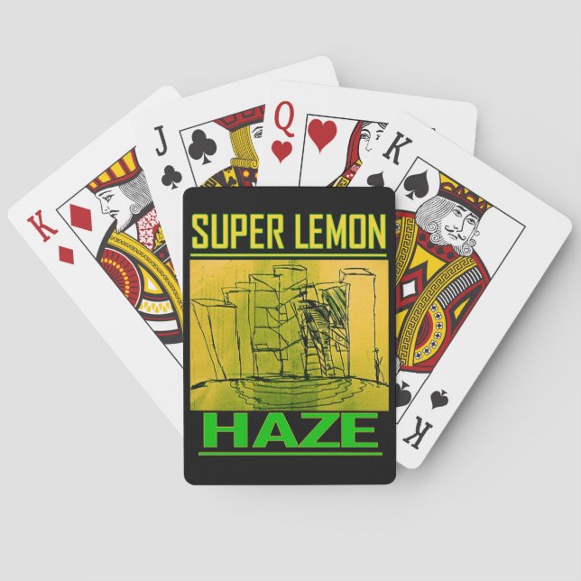 SUPER LEMON HAZE PLAYING CARDS (Back)