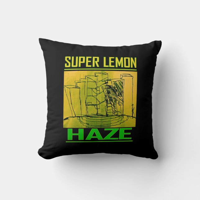 SUPER LEMON HAZE THROW PILLOW (Front)