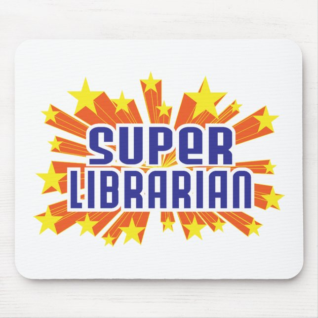 Super Librarian Mouse Pad (Front)