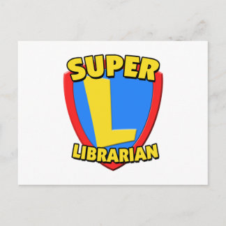Super Librarian Postcard