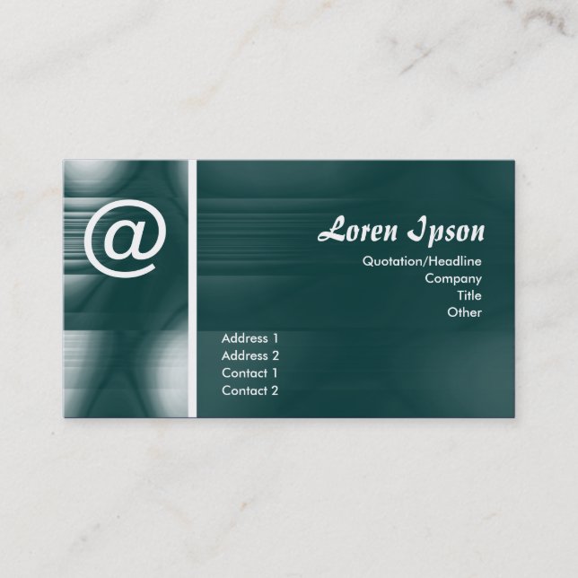 Super Luminal Express - Customized - Customized Business Card (Front)