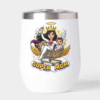Super Maman Ange Super-héro Dessin Animé