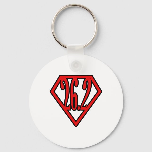 Super Marathoner Keychain (Front)