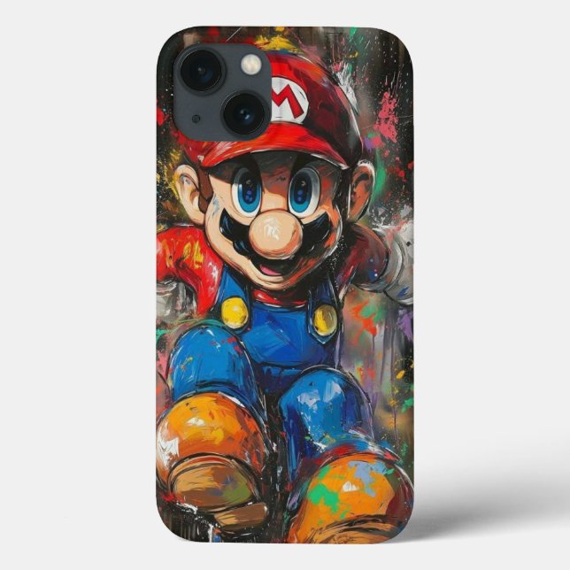 "Super Mario-Inspired Customizable Phone Case - Lo (Back)