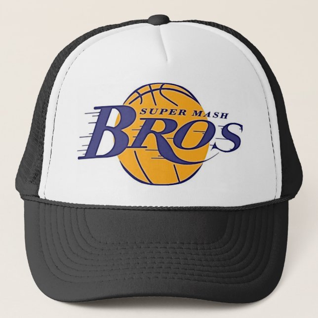 Super Mash Bros Trucker Hat (Front)
