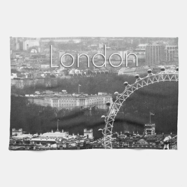 Super! Millennium Wheel" Kitchen Towel (Horizontal)