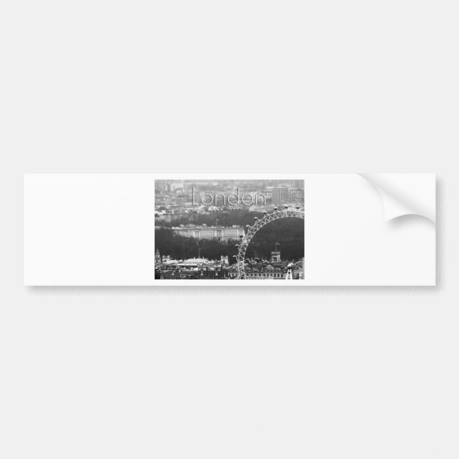 Super! Millennium Wheel London Bumper Sticker (Front)