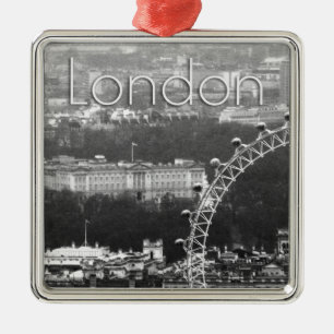 Super! Millennium Wheel" Metal Ornament