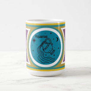 Super Mod Aquarias Zodiac Mug
