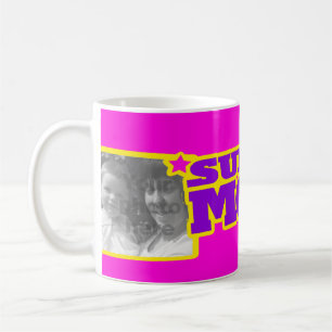 Super Mom 2 photos Tasse rose violet jaune