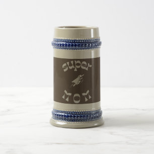 super mom beer stein