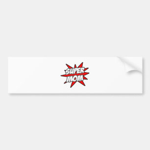 Super Mom Bumper Sticker