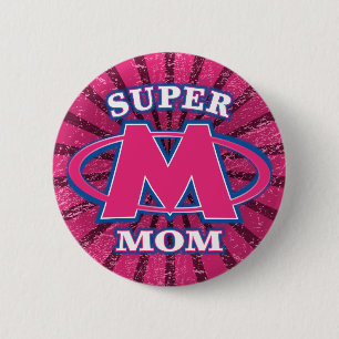 Super Mom Button