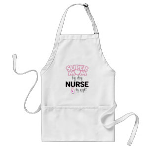 Super Mom by Day Nurse by Night Standard Apron
