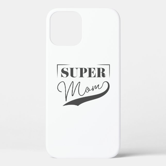 Super Mom Case-Mate iPhone Case (Back)