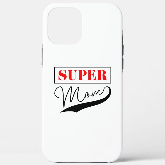 Super Mom Case-Mate iPhone Case (Back)