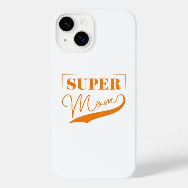 Super Mom Case-Mate iPhone Case (Back)