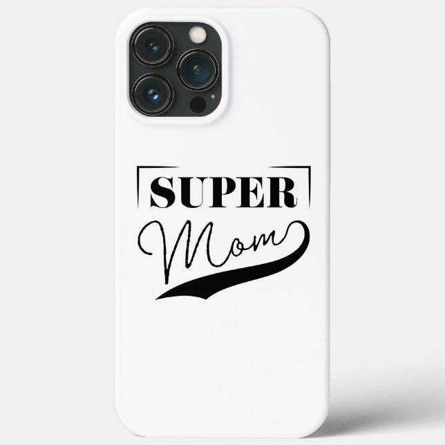 Super Mom Case-Mate iPhone Case (Back)