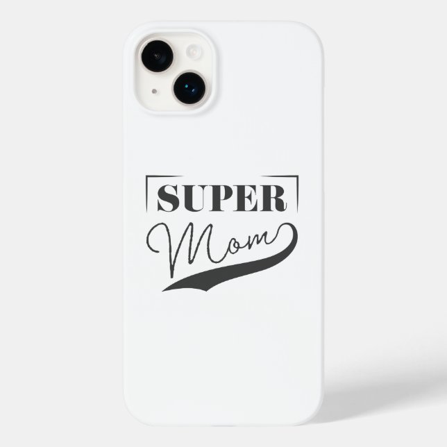 Super Mom Case-Mate iPhone Case (Back)