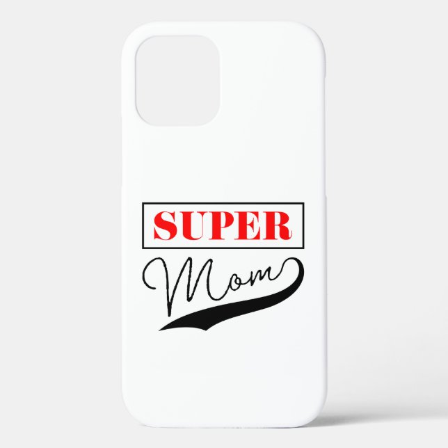 Super Mom Case-Mate iPhone Case (Back)