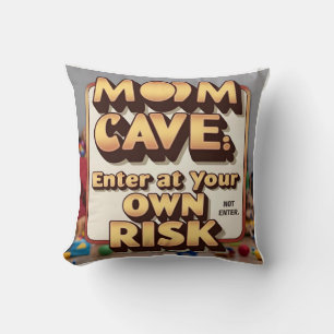 Super Mom Cave Coussin - Retro 3D