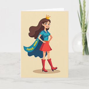 Super Mom Celebration Card