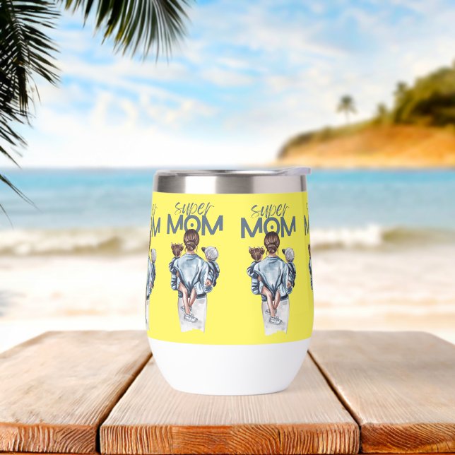 super mom coffee mug (Beach)