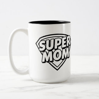 Super Mom Coffee Mug with Hero Design