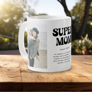 Super Mom Definition 2 Photo Coffee Mug