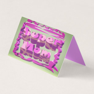 Super Mom design for Mothers day and birthdays    