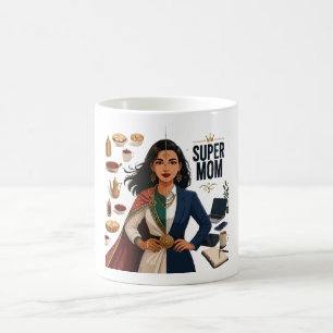Super Mom Dual Life Professional and Traditional Coffee Mug