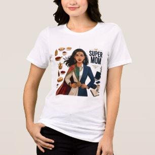 Super Mom Dual Life Professional and Traditional Tri-Blend Shirt