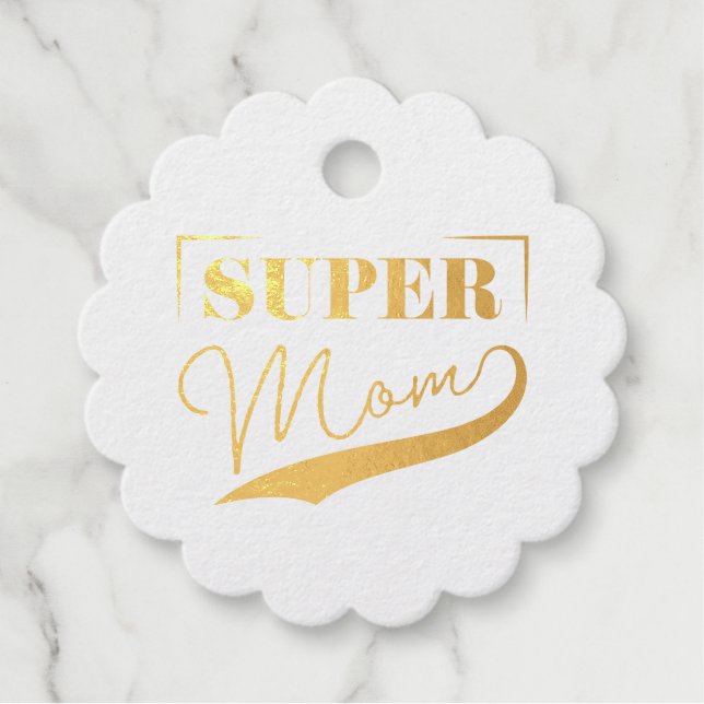 Super Mom Favour Tags (Front)